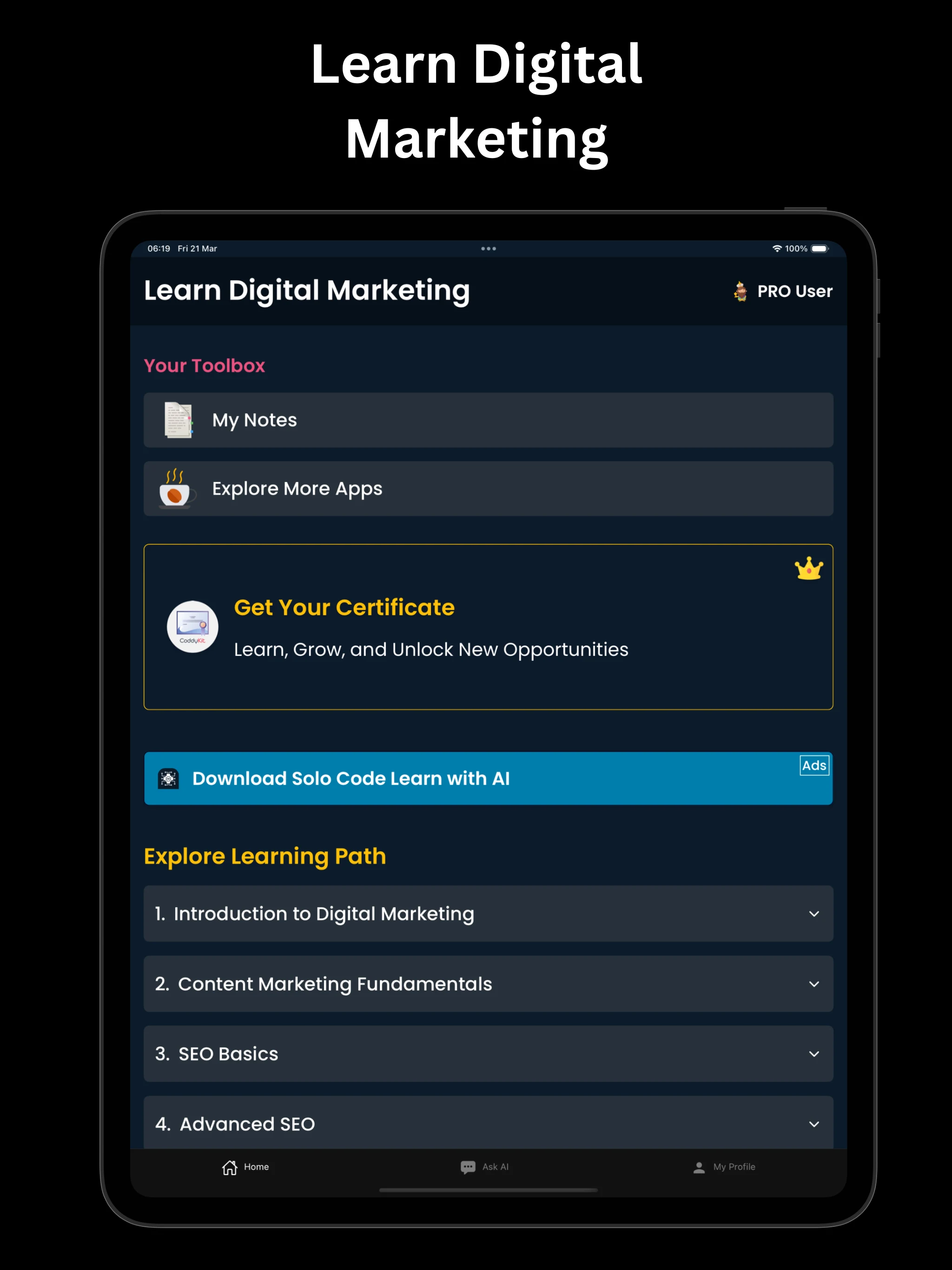 Learn Digital Marketing screenshot